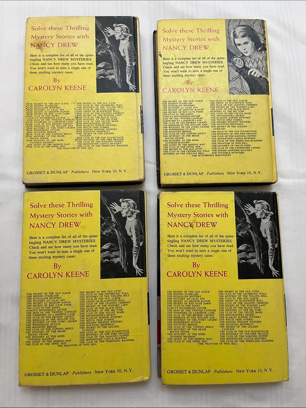 Vintage Nancy Drew Set by Carolyn Keene, Grosset & Dunlap - Picture 4 of 7